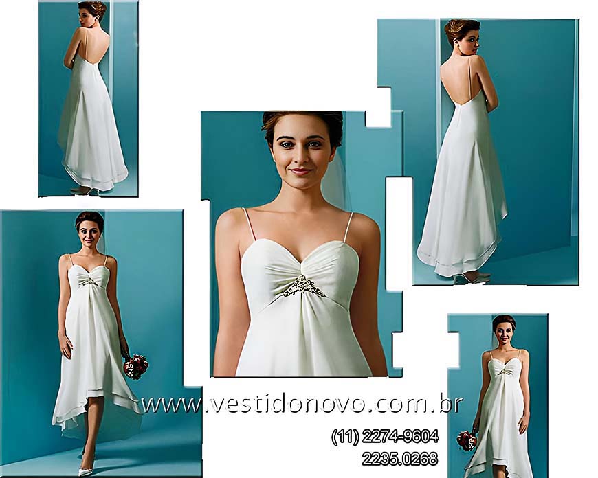 vestido casamento civil, curto, mullet na  zona sul de So Paulo  sp