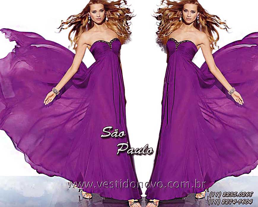 Vestido de festa, plus size, formatura,  importado na cor, roxo, violeta 
